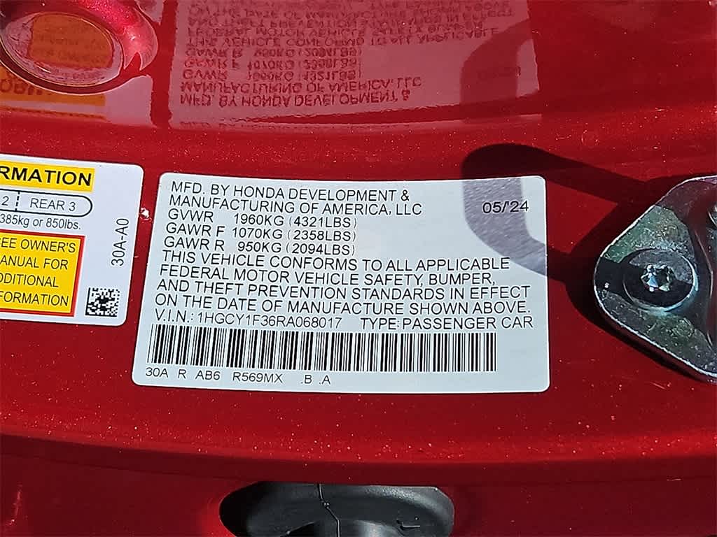 2024 Honda Accord EX 24