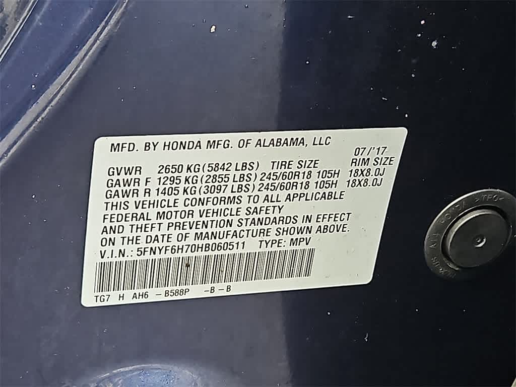 Thumbnail: 2017 Honda Pilot - 27