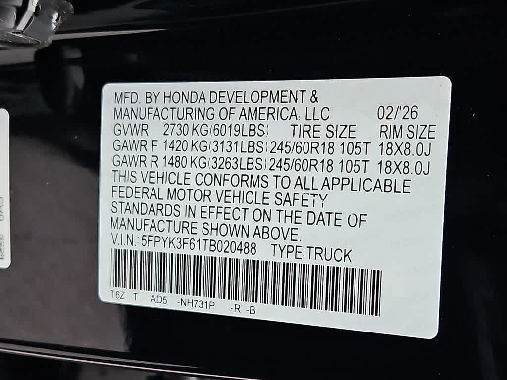 Thumbnail: 2026 Honda Ridgeline - 18