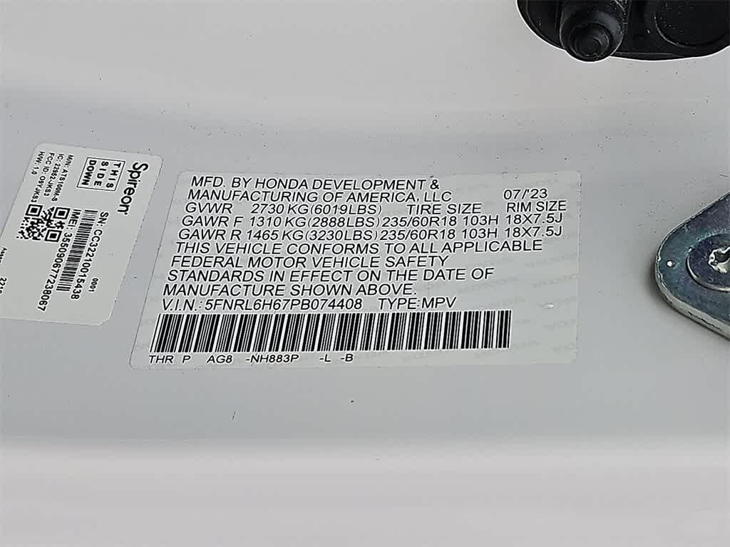 Thumbnail: 2023 Honda Odyssey - 25