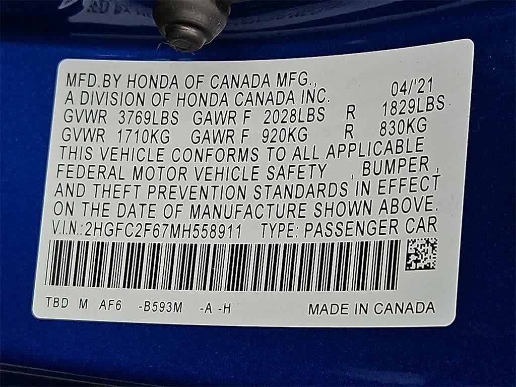 Thumbnail: 2021 Honda Civic - 28