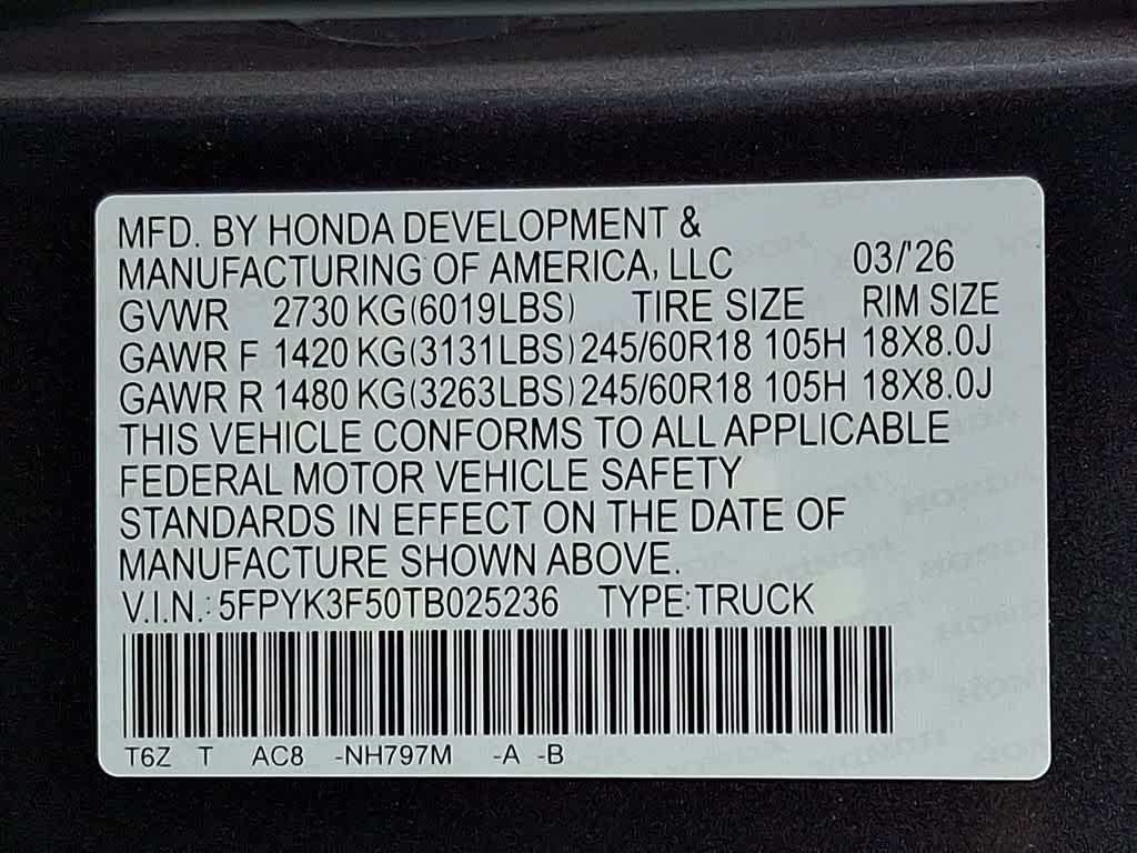 Thumbnail: 2026 Honda Ridgeline - 18