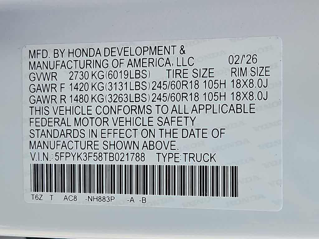 Thumbnail: 2026 Honda Ridgeline - 18