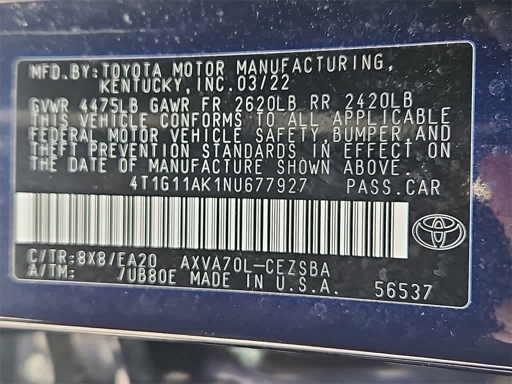 Thumbnail: 2022 Toyota Camry - 21