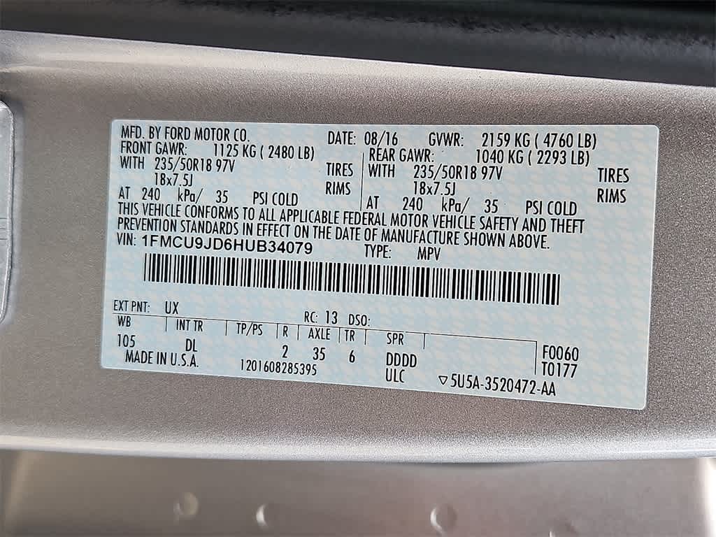 Thumbnail: 2017 Ford Escape - 27