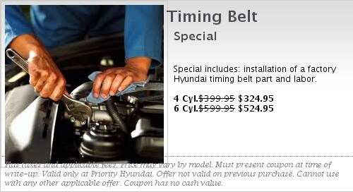 Service Specials At Priority Hyundai Serving Chesapeake Norfolk