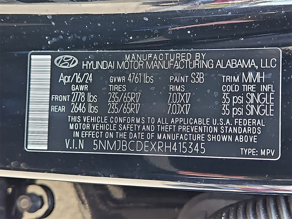 Thumbnail: 2024 Hyundai Tucson - 27