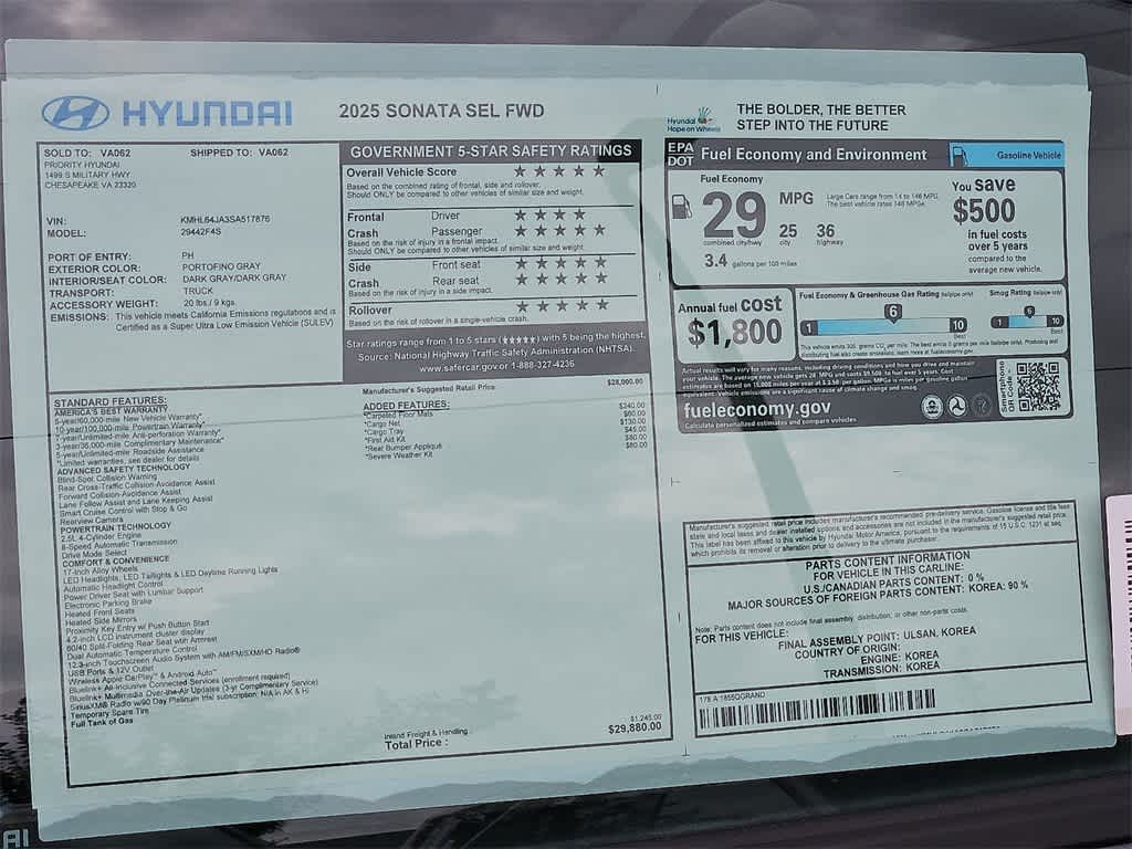 Thumbnail: 2025 Hyundai Sonata - 23