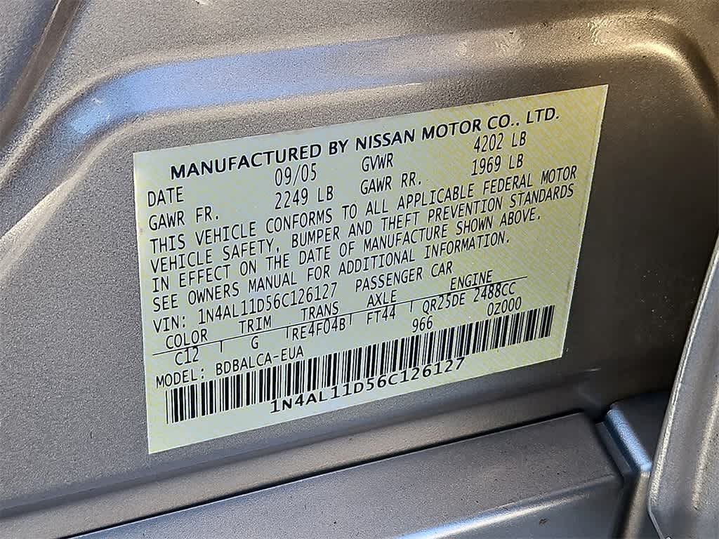 Thumbnail: 2006 Nissan Altima - 25