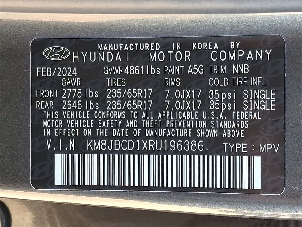 Thumbnail: 2024 Hyundai Tucson - 24