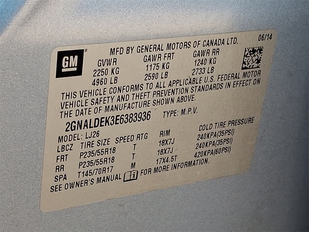 Thumbnail: 2014 Chevrolet Equinox - 29