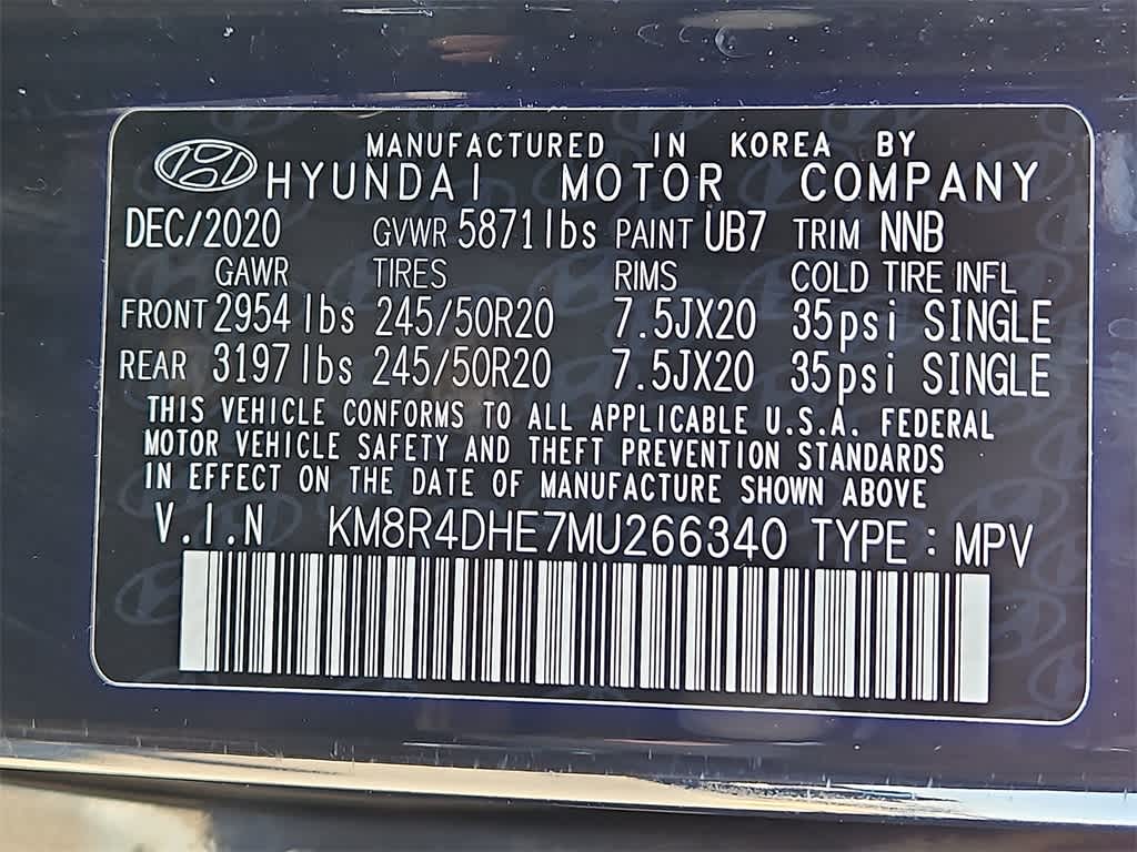 Thumbnail: 2021 Hyundai Palisade - 31