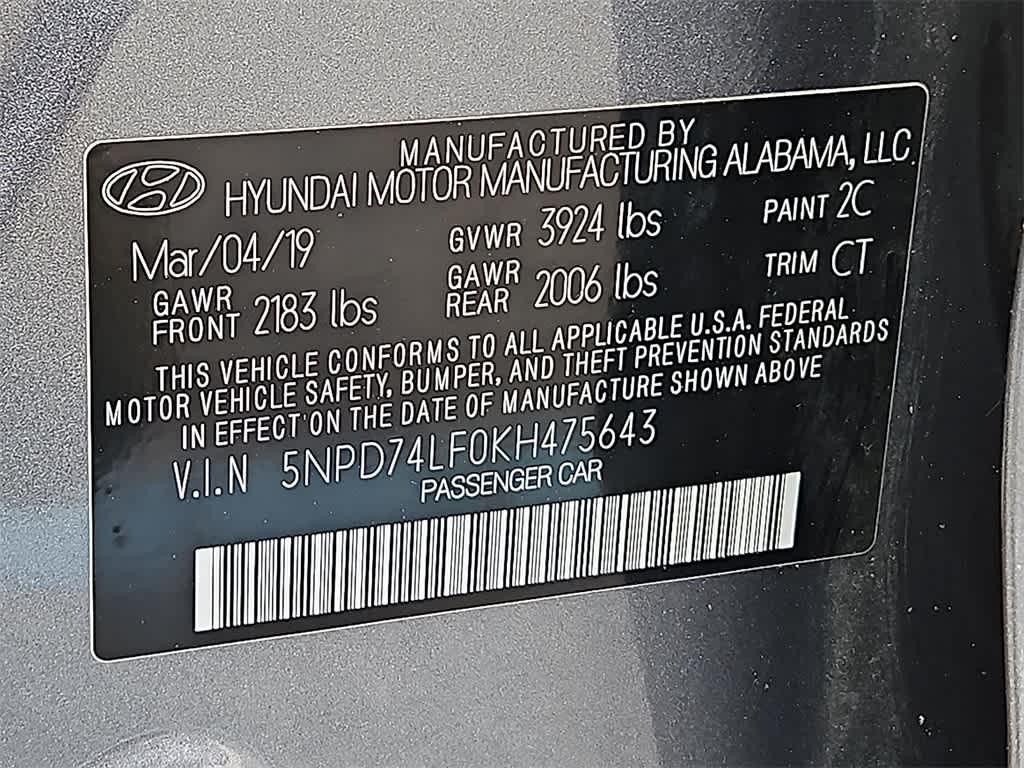 Thumbnail: 2019 Hyundai Elantra - 26