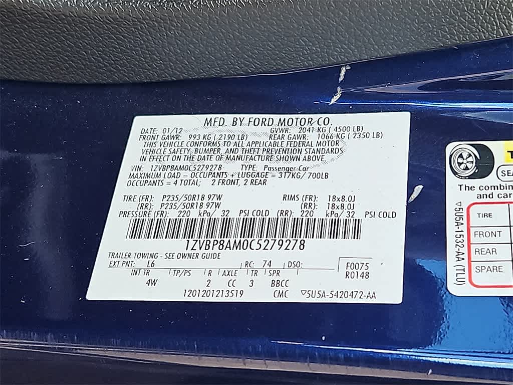 Thumbnail: 2012 Ford Mustang - 27