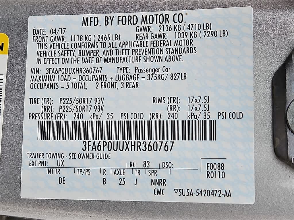 Thumbnail: 2017 Ford Fusion - 27