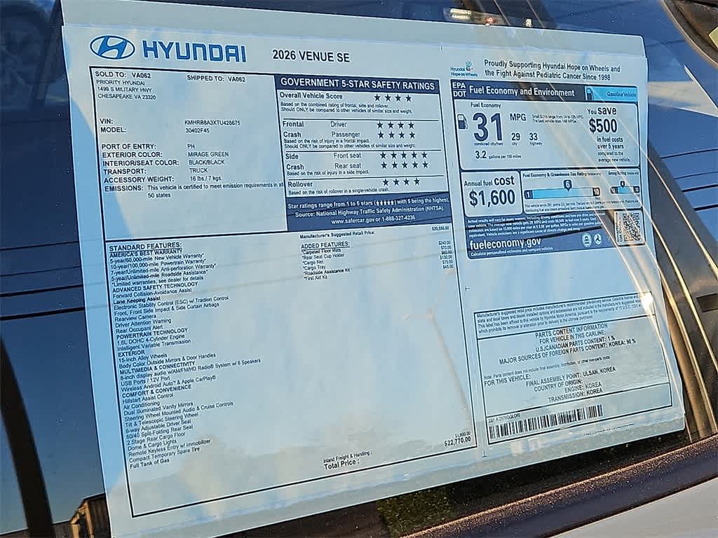 Thumbnail: 2026 Hyundai Venue - 20