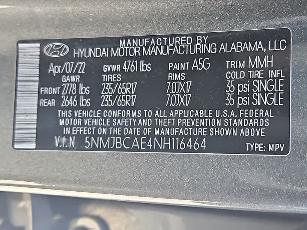 Thumbnail: 2022 Hyundai Tucson - 27