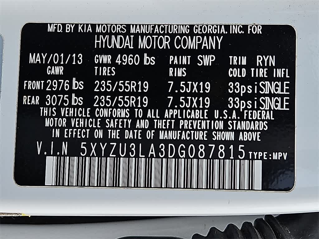Thumbnail: 2013 Hyundai Santa Fe - 27