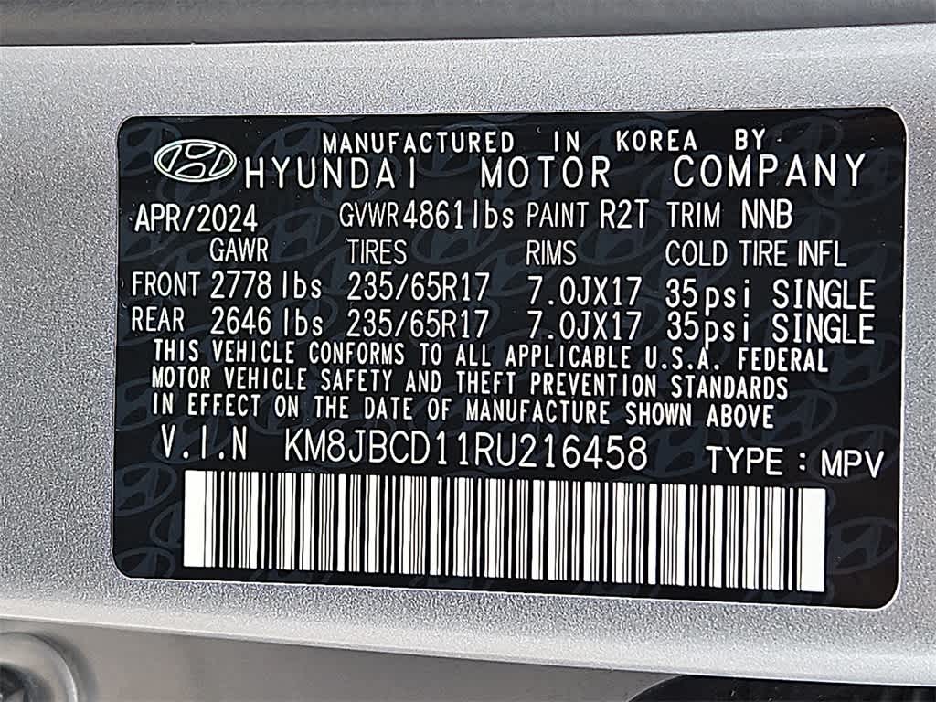 Thumbnail: 2024 Hyundai Tucson - 29