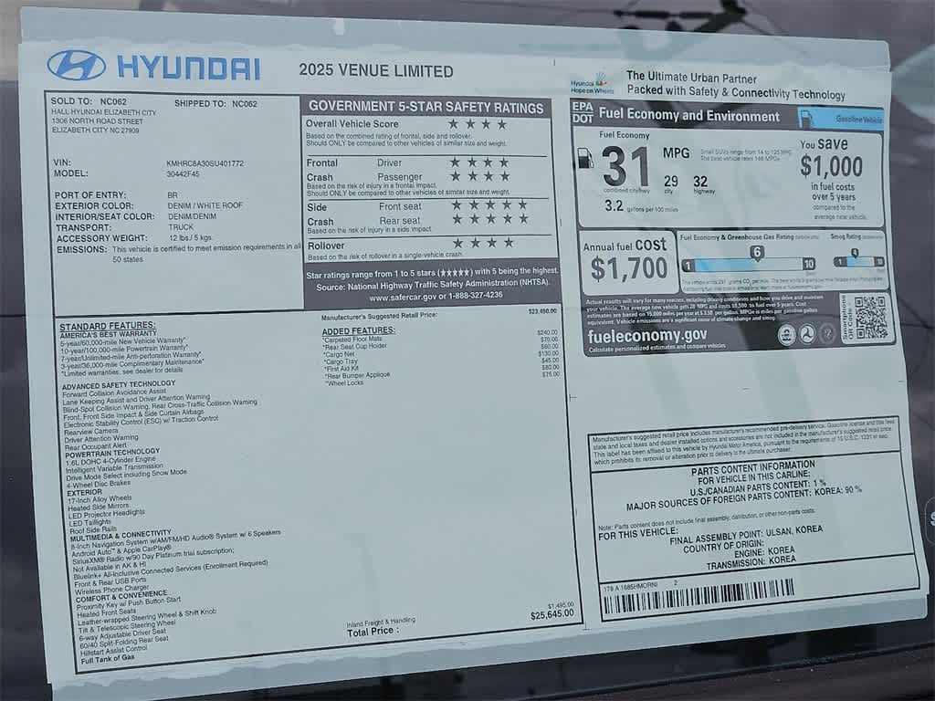 Thumbnail: 2025 Hyundai Venue - 23