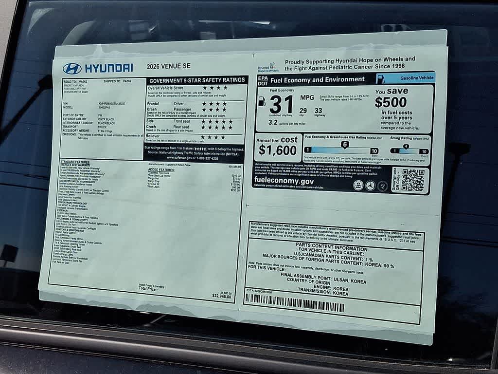 Thumbnail: 2026 Hyundai Venue - 20