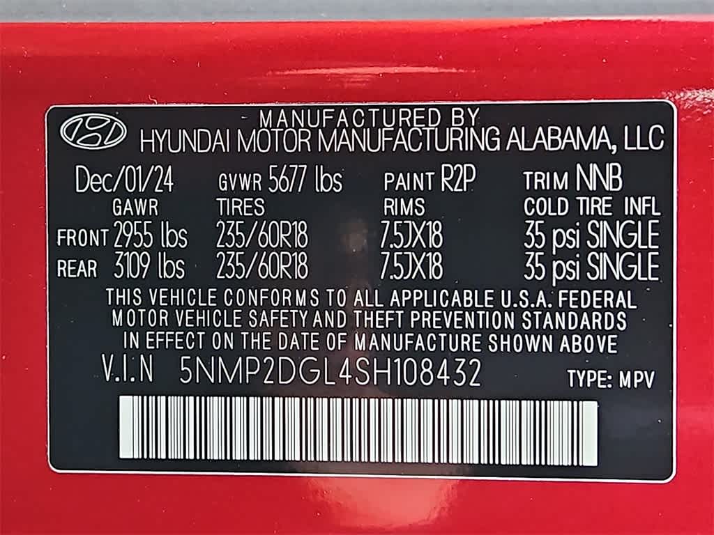 2025 Hyundai Santa Fe SEL 21