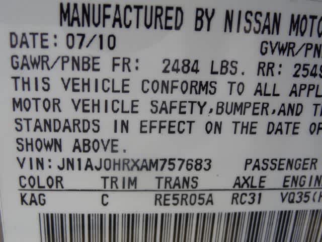 Thumbnail: 2010 INFINITI EX35 - 37