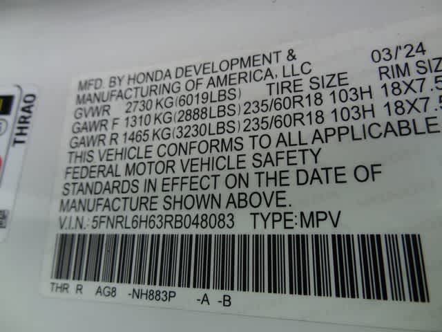 Thumbnail: 2024 Honda Odyssey - 43