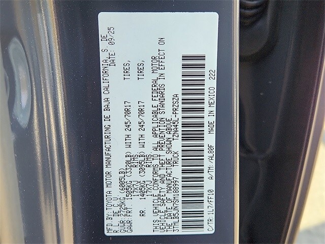 Thumbnail: 2025 Toyota Tacoma - 17