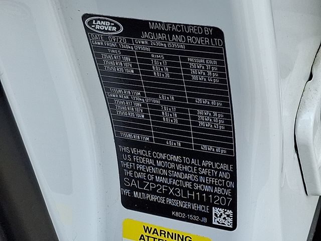 Thumbnail: 2020 Land Rover Range Rover Evoque - 29