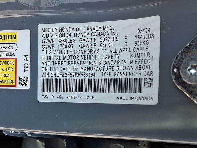 Thumbnail: 2024 Honda Civic - 26