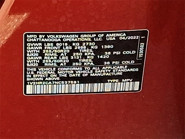 Thumbnail: 2022 Volkswagen Atlas - 24