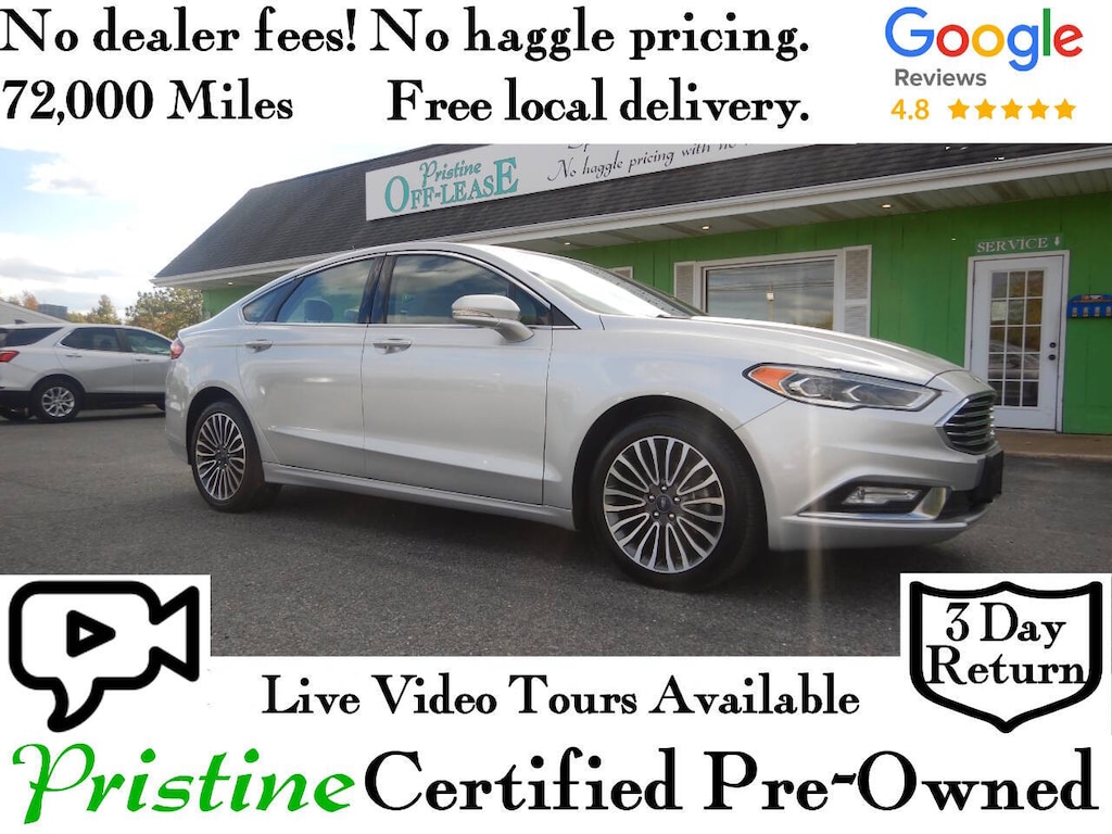 Used 2017 Ford Fusion For Sale at Pristine Motorsports OffLease VIN