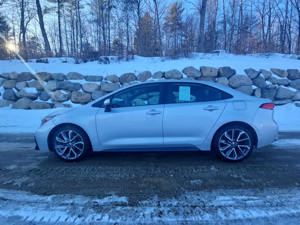 Used 2021 Toyota Corolla SE with VIN 5YFS4MCE8MP075200 for sale in Albany, NH