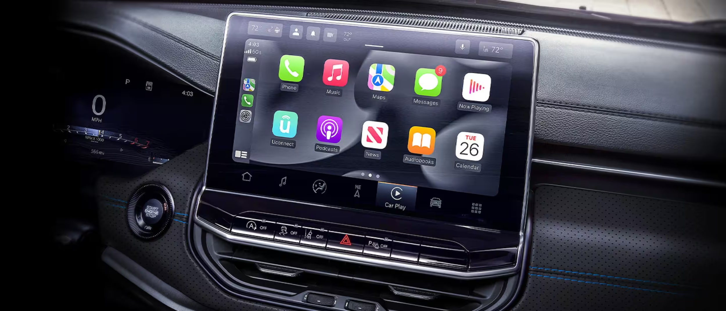 2026 Jeep Compass Interior Infotainment Screen Progressive Chrysler Dodge Jeep Ram in Massillon, OH