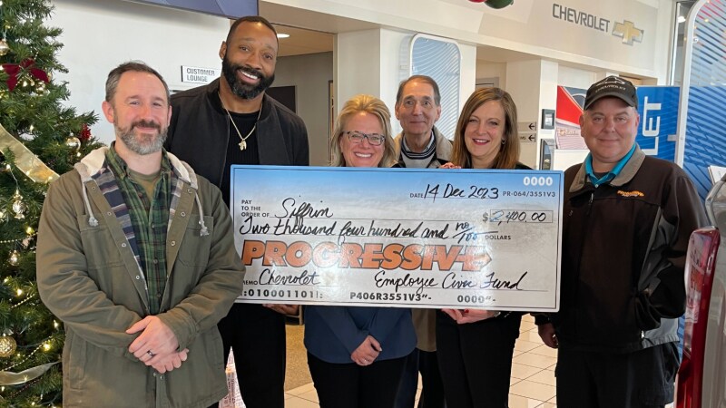 Progressive Chevrolet Siffrin Civic Fund Group Donation