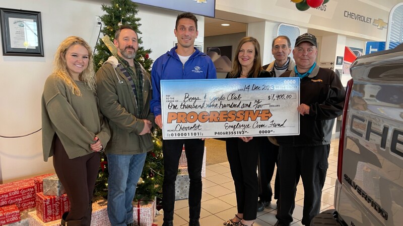 Progressive Chevrolet Boys & Girls Club Civic Fund Group Donation