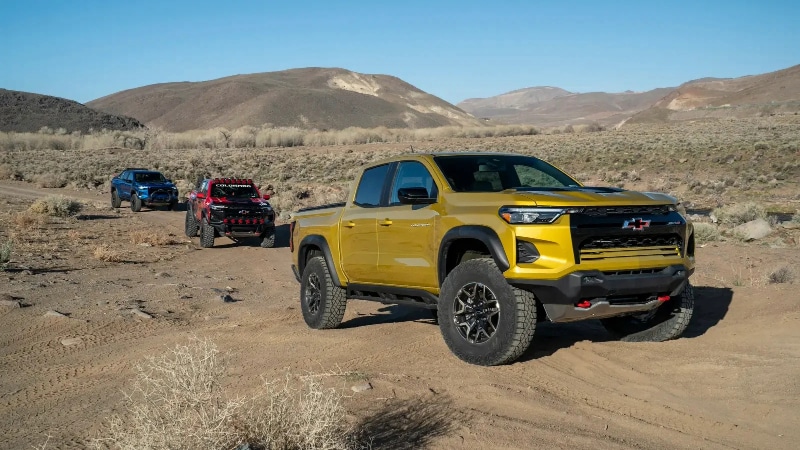 2025 Chevy Colorado Nitro Yellow Metallic Exterior Color
