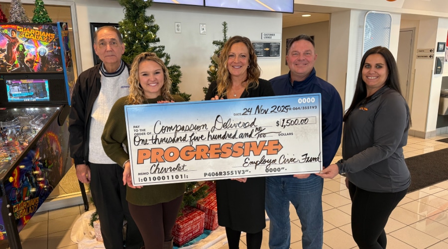 Progressive Chevrolet's Donation to Compassion Delivered Chevy
