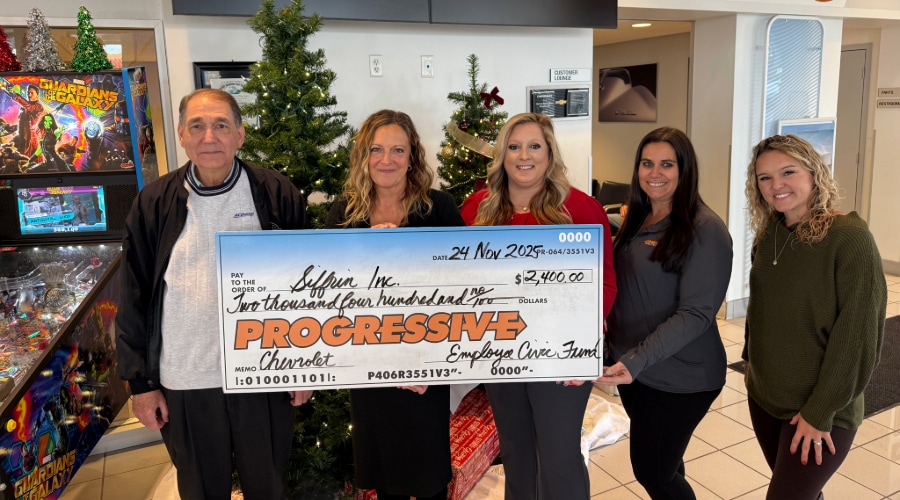 Progressive Chevrolet's Donation to Siffrin
