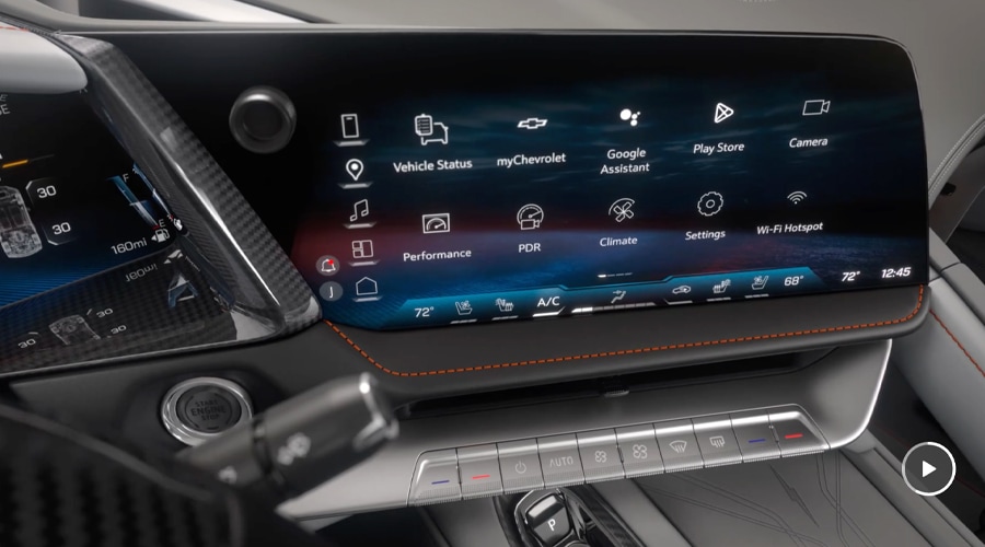 12.7-inch touchscreen display