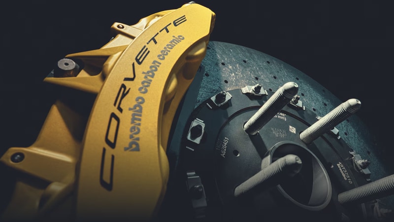 2025 Chevy Corvette Z06 Velocity Yellow calipers
