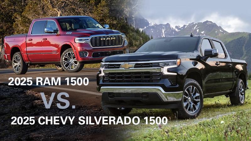 2025 Ram 1500 vs 2025 Chevy Silverado 1500