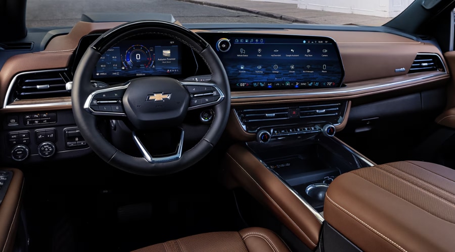 A close up of the 2026 Chevrolet Suburban fuel door and sleek body lines in Barberton, highlighting its modern efficiency technology.