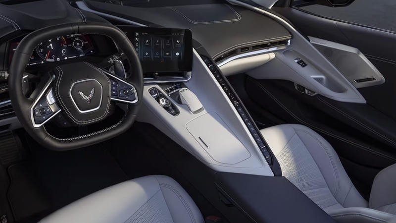 2025 Corvette Stingray cockpit