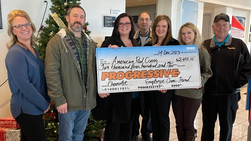 Progressive Chevrolet American Red Cross Civic Fund Donation