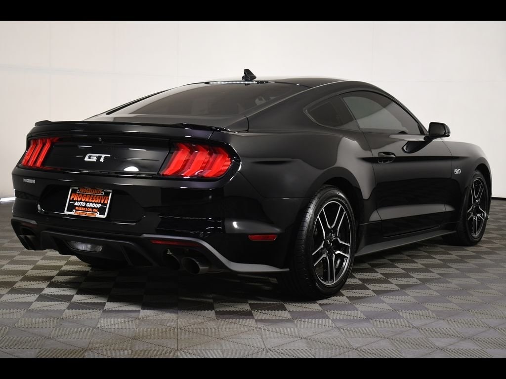 Used 2022 Ford Mustang GT Premium with VIN 1FA6P8CF7N5129129 for sale in Massillon, OH