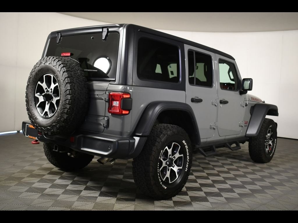 Used 2020 Jeep Wrangler Unlimited Rubicon with VIN 1C4HJXFN9LW323573 for sale in Massillon, OH