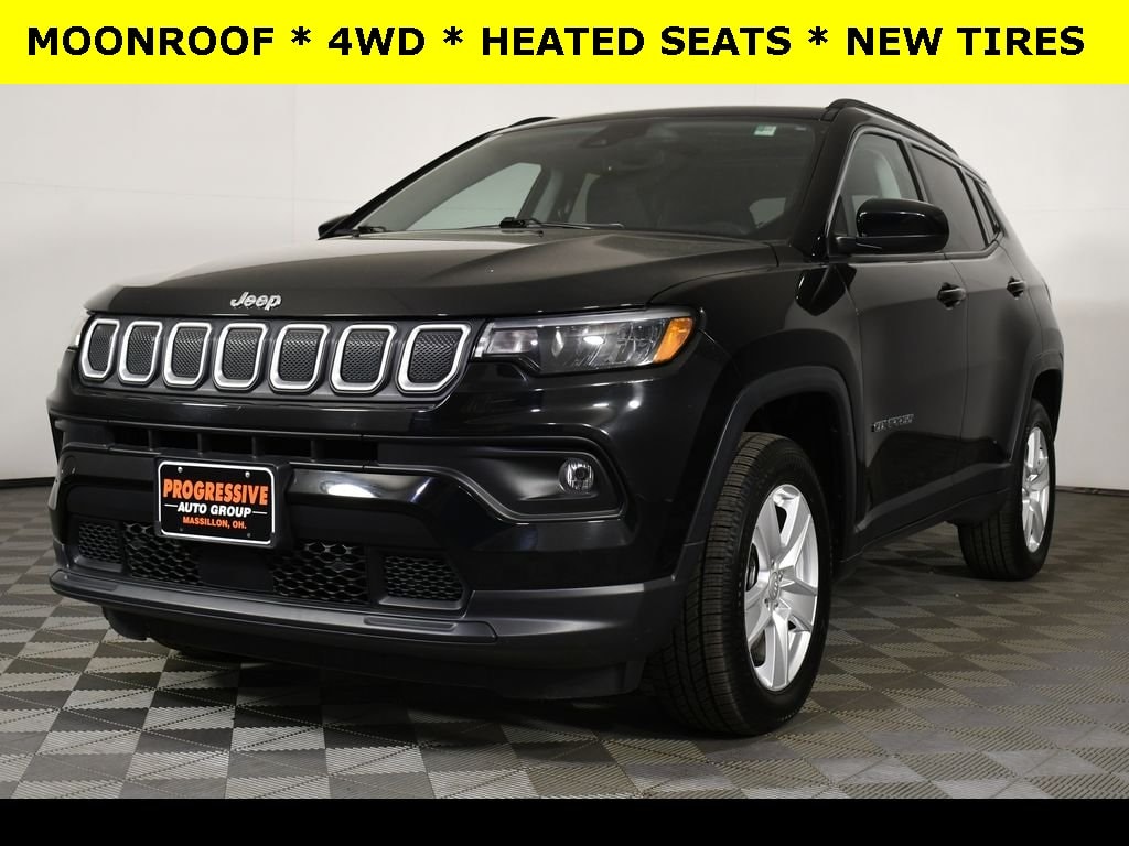 Used 2022 Jeep Compass Latitude with VIN 3C4NJDBB9NT122147 for sale in Massillon, OH