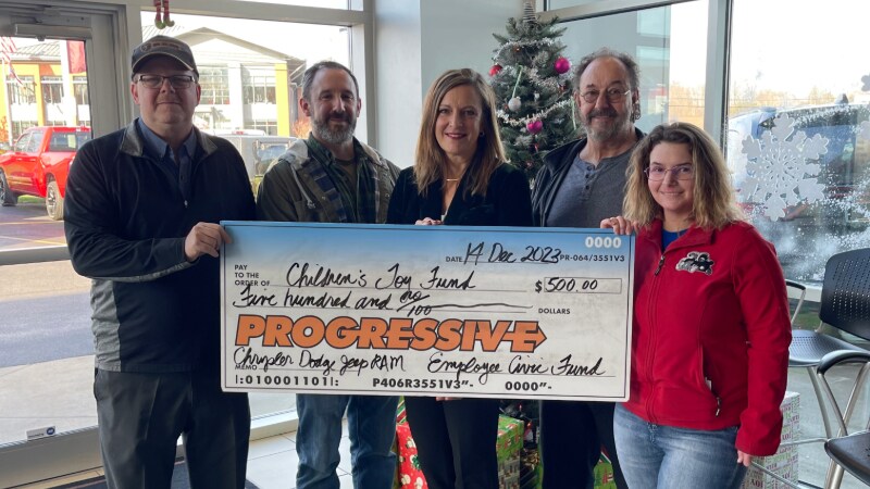Progressive CDJR Childrens Toy Fund Civic Fund Donation Group